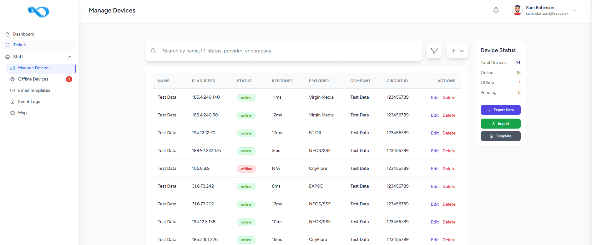 HostTracker IP Scanner screenshot 1
