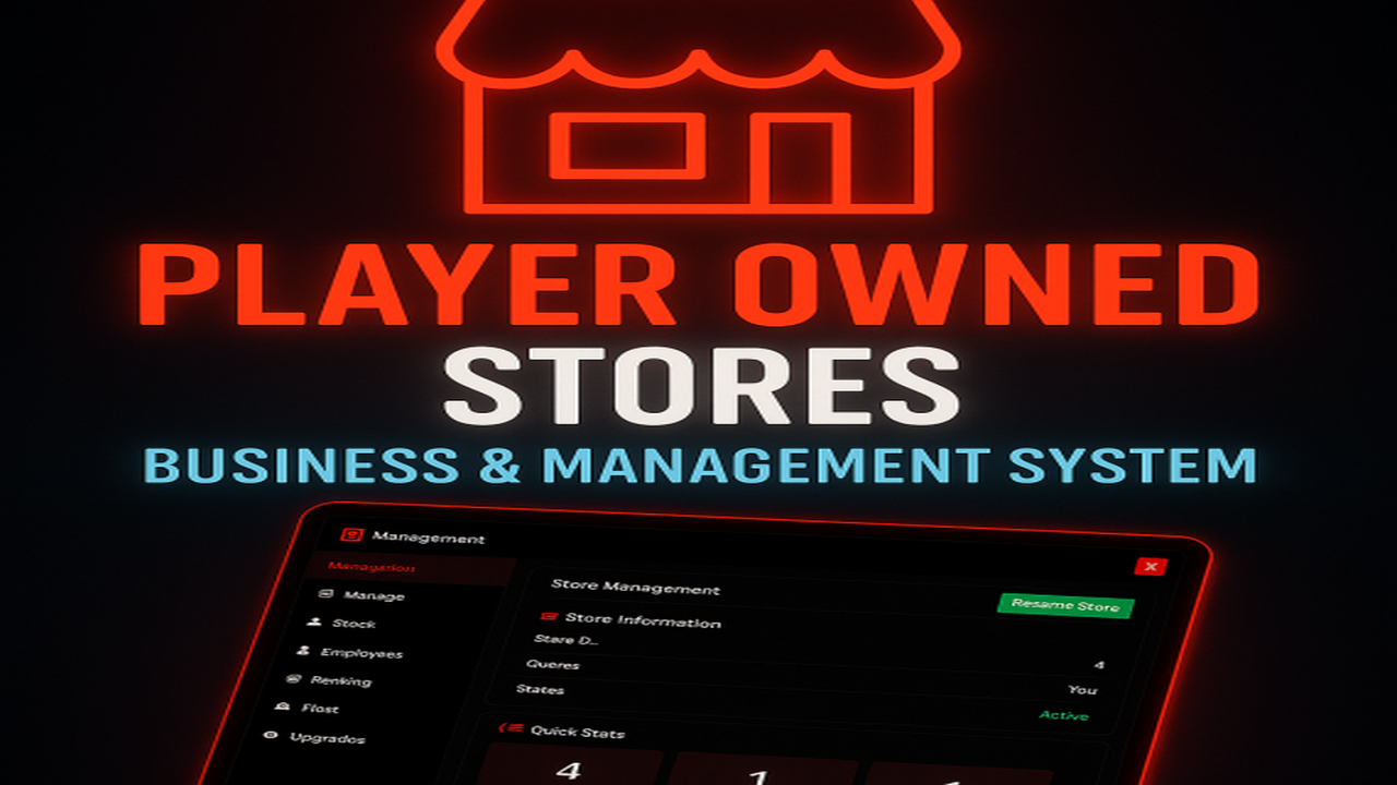 Player Owned Stores